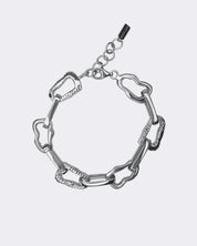 Nietypowa bransoletka srebro 925