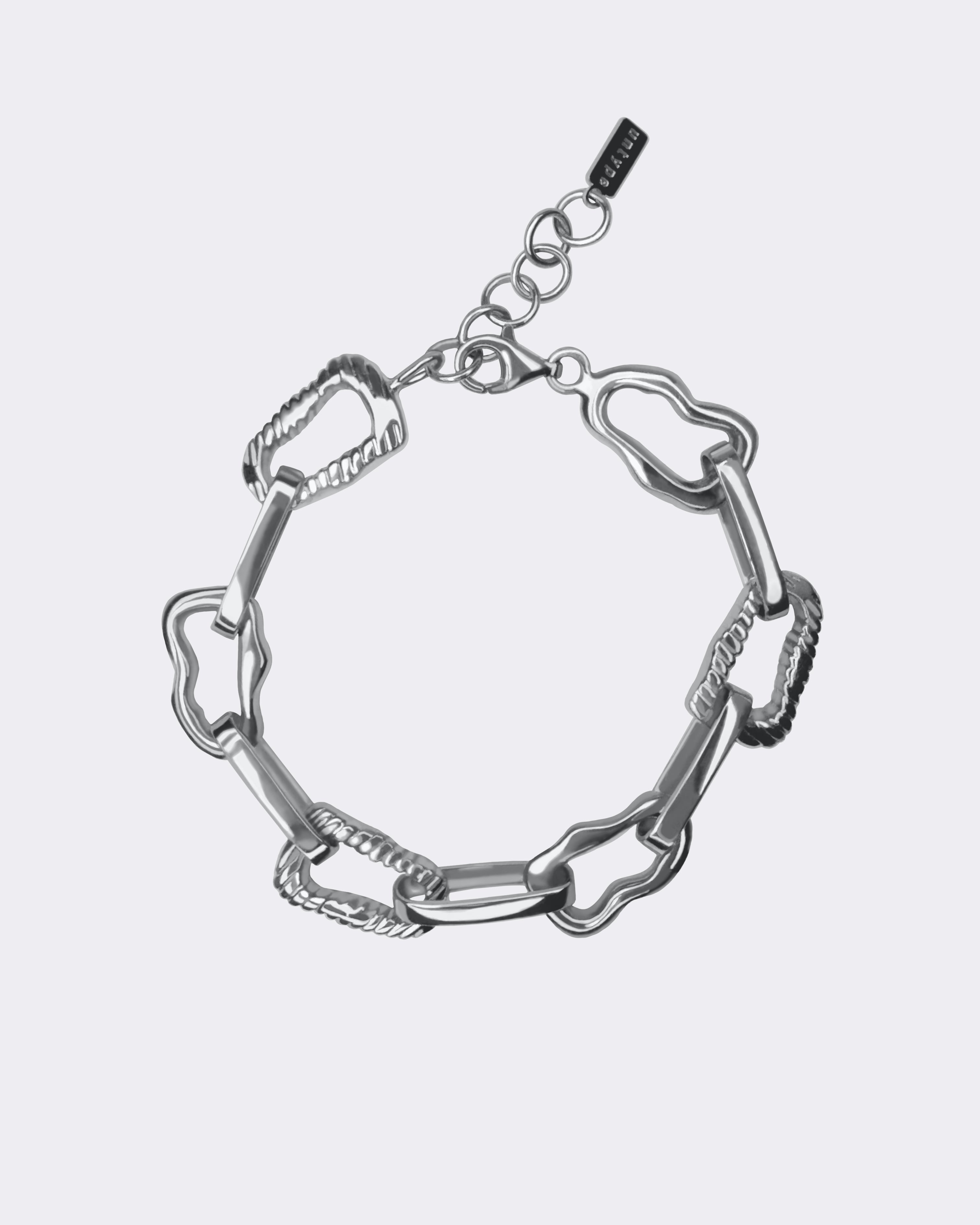 Nietypowa bransoletka srebro 925