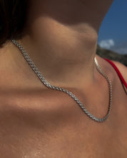 Srebrny Łańcuch Unisex Bismark 3.6mm - 50cm