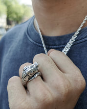 Łańcuch srebrny Garibaldi - 45 cm - 5,4 mm