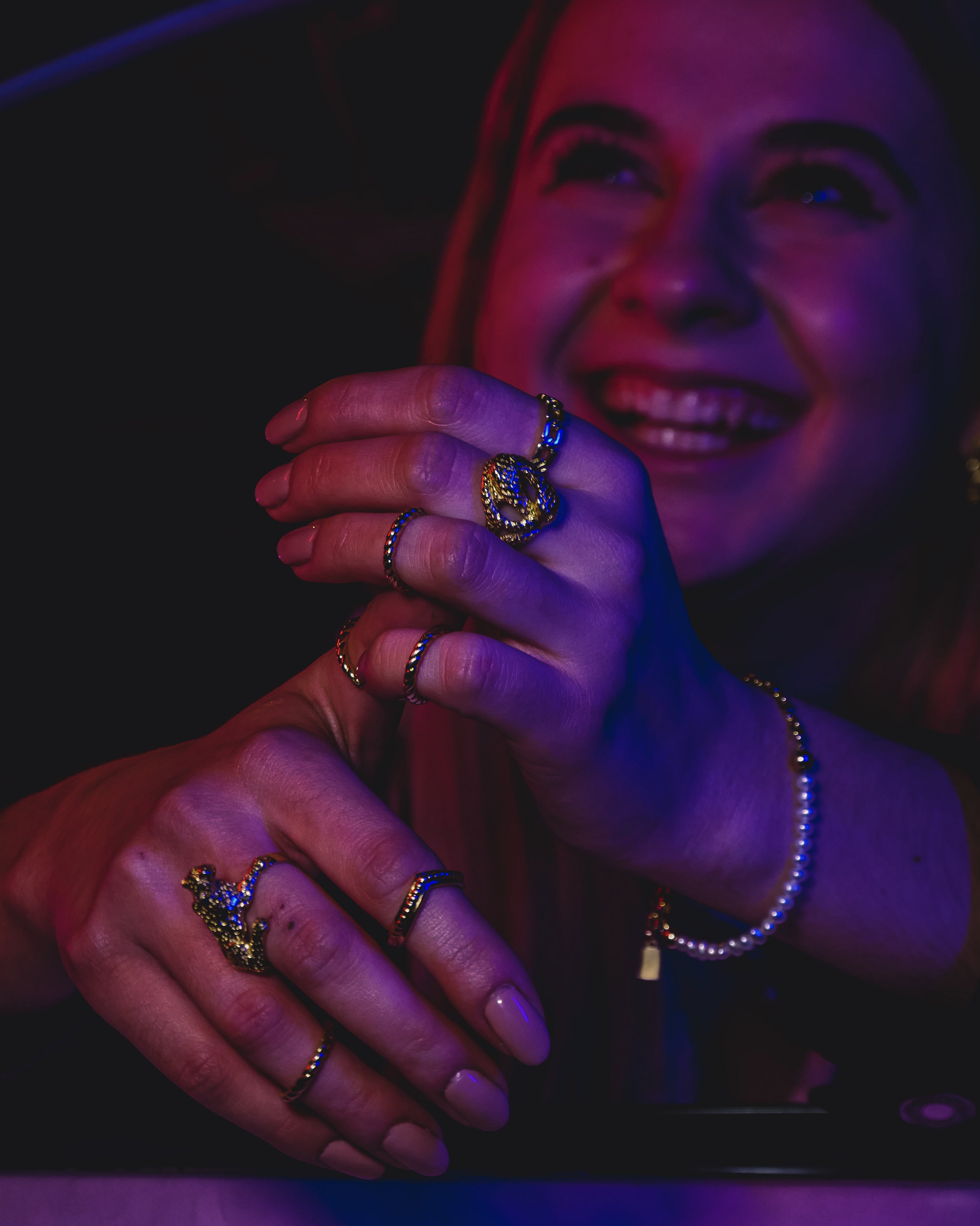 Bransoletka z Perłami pozłacane srebro 925