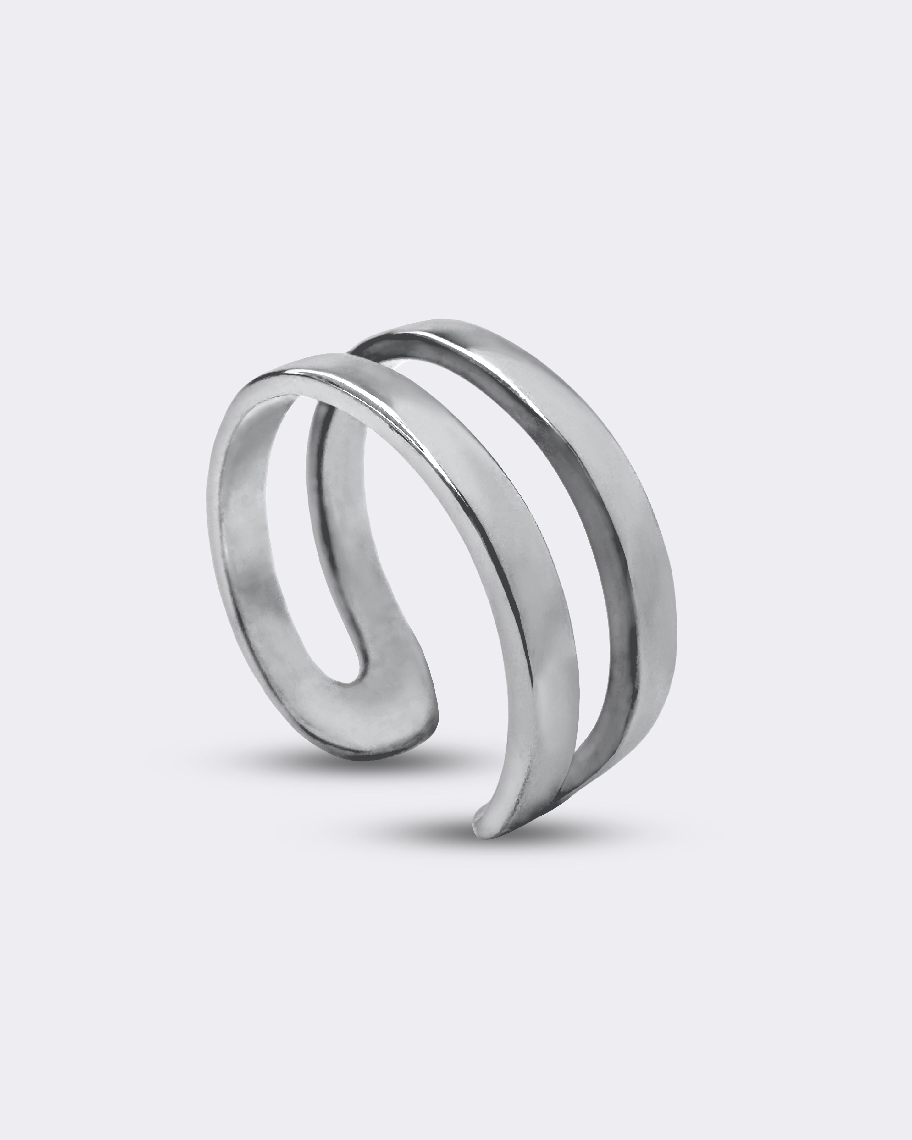 Srebrna obrączka wielorozmiarowy pierścionek