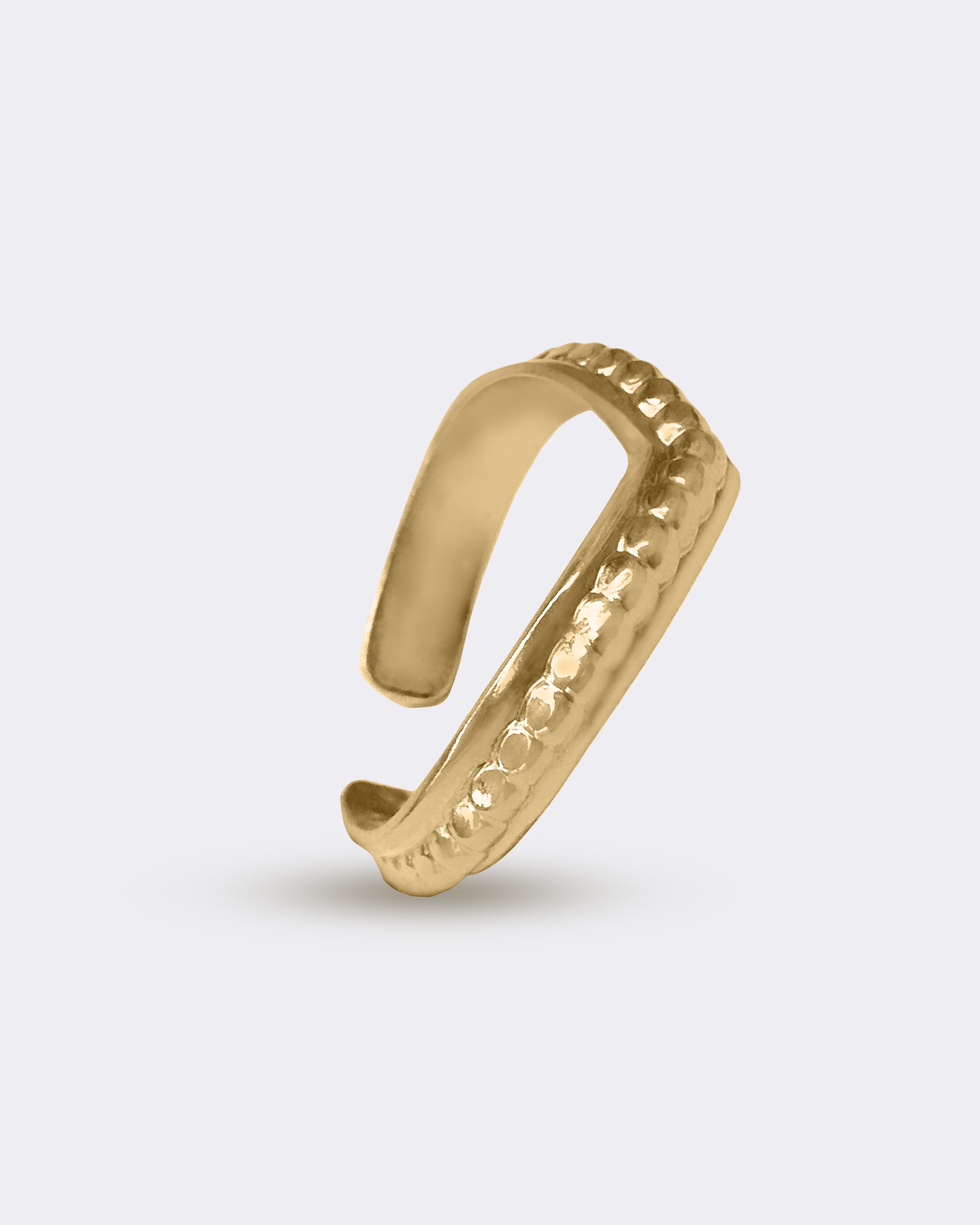 Serce pozłacany srebrny pierścionek wielorozmiarowy