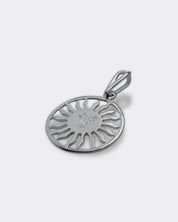 Słońce srebrna zawieszka Unisex