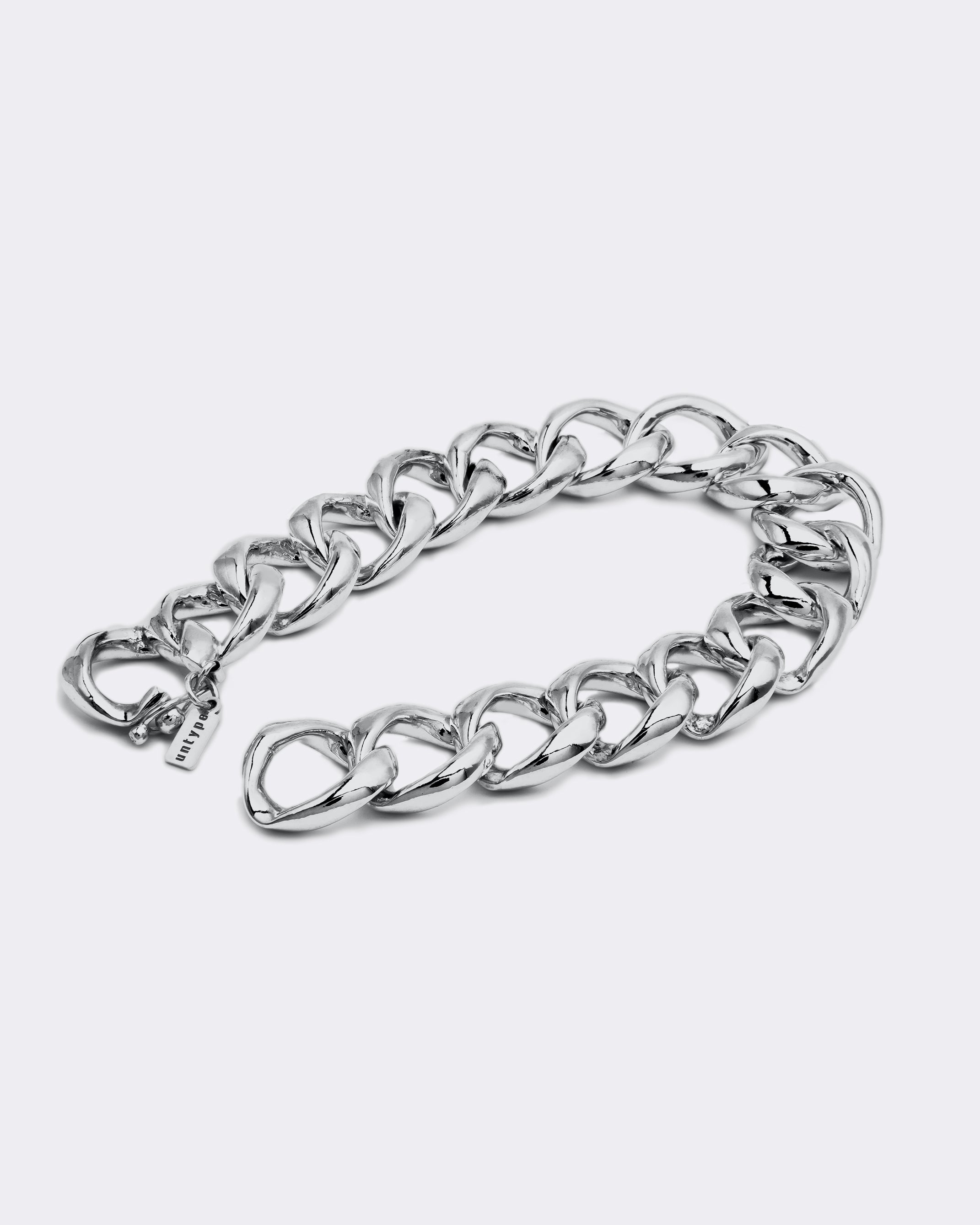 Srebrna dmuchana bransoletka Miami Cuban 16,4 mm