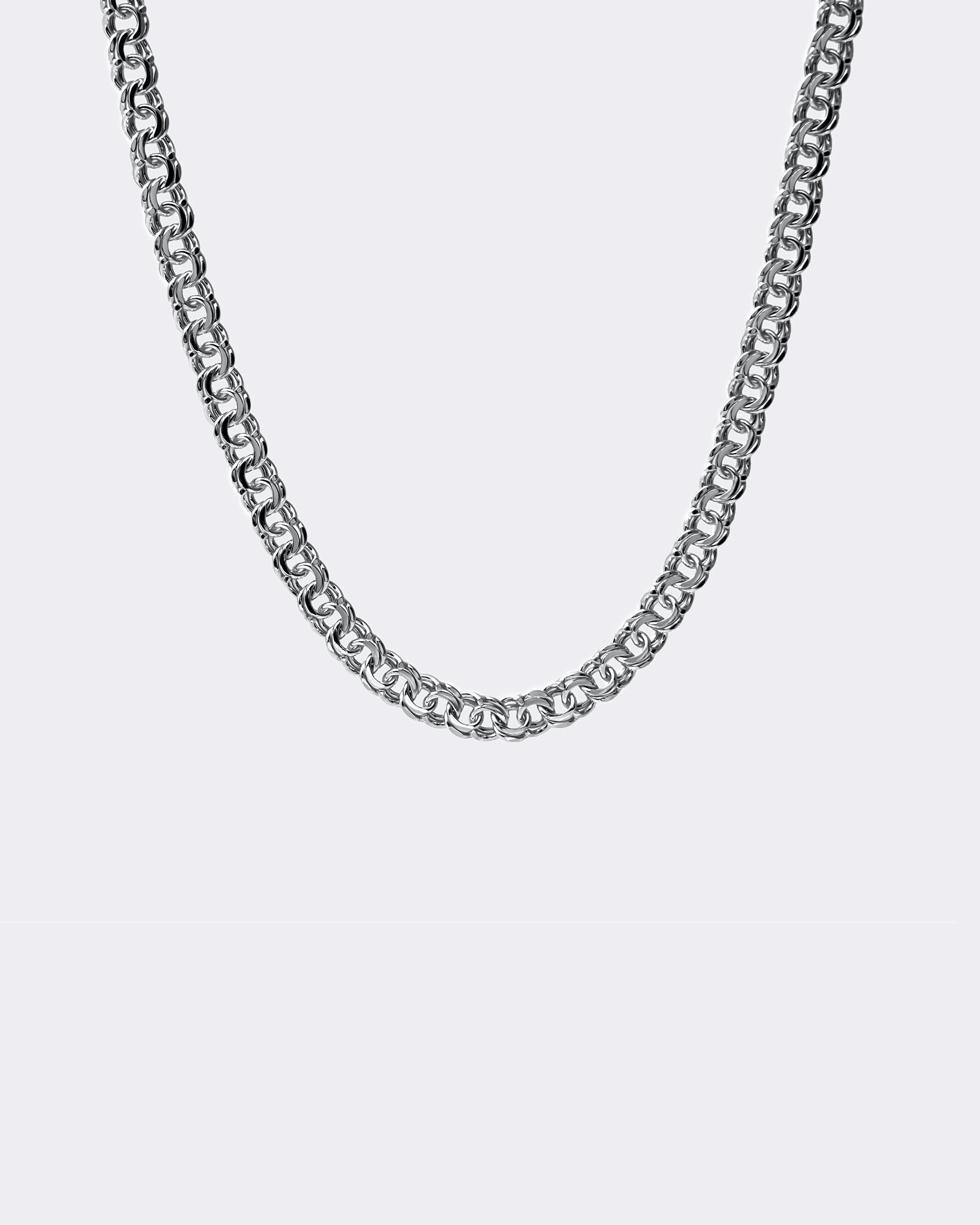 Łańcuch srebrny Garibaldi - 45 cm - 5,4 mm