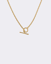 Pozłacany łańcuszek Anker Tygiel - 43 cm - 2 mm