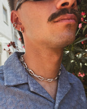 Nietypowy zestaw bransoletka i naszyjnik srebro 925