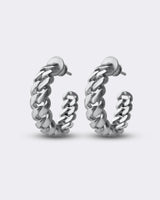 Srebrne Chains kolczyki