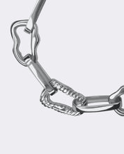 Nietypowa bransoletka srebro 925