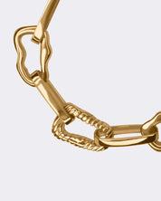 Nietypowy naszyjnik pozłacane srebro 925