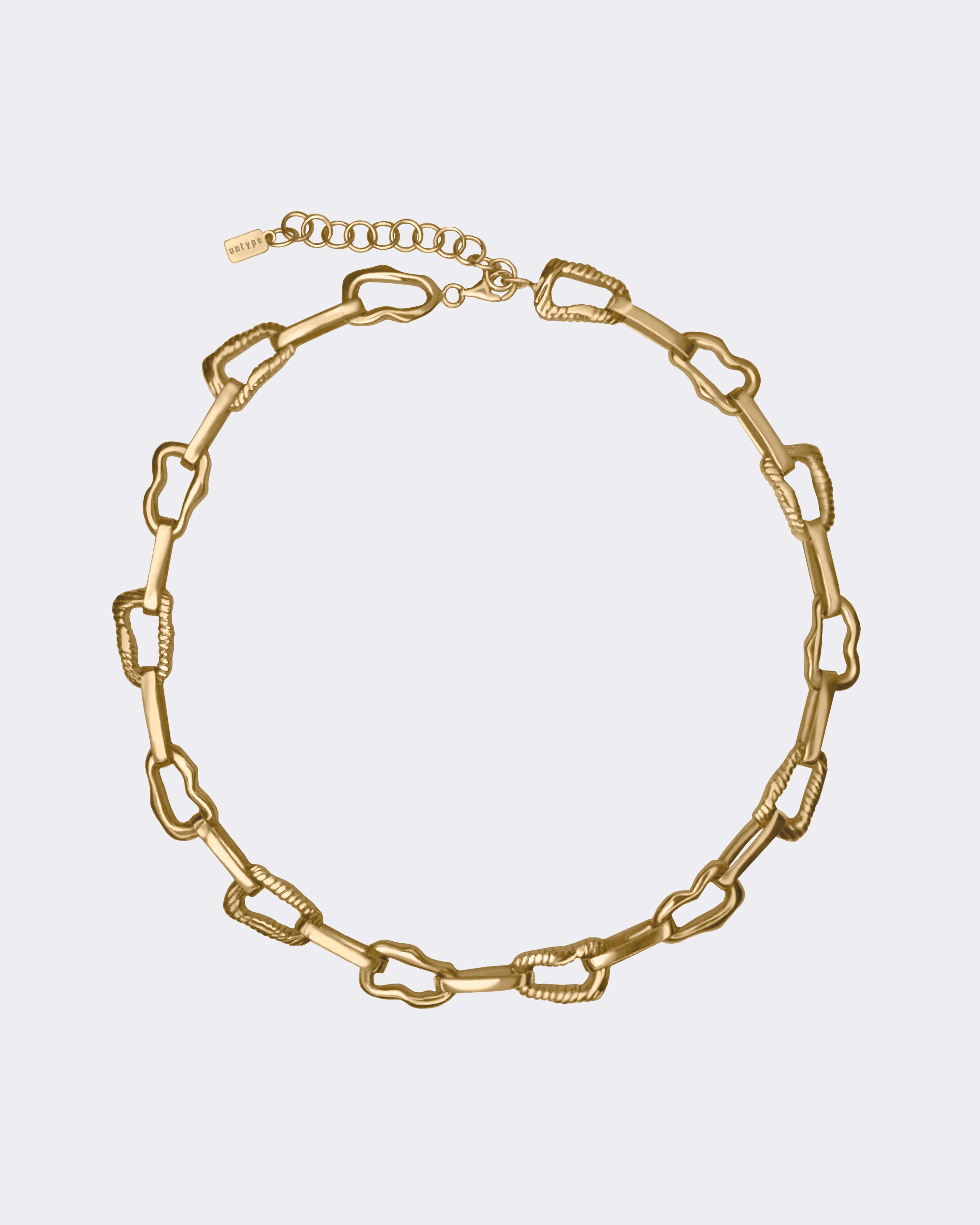 Nietypowy naszyjnik pozłacane srebro 925