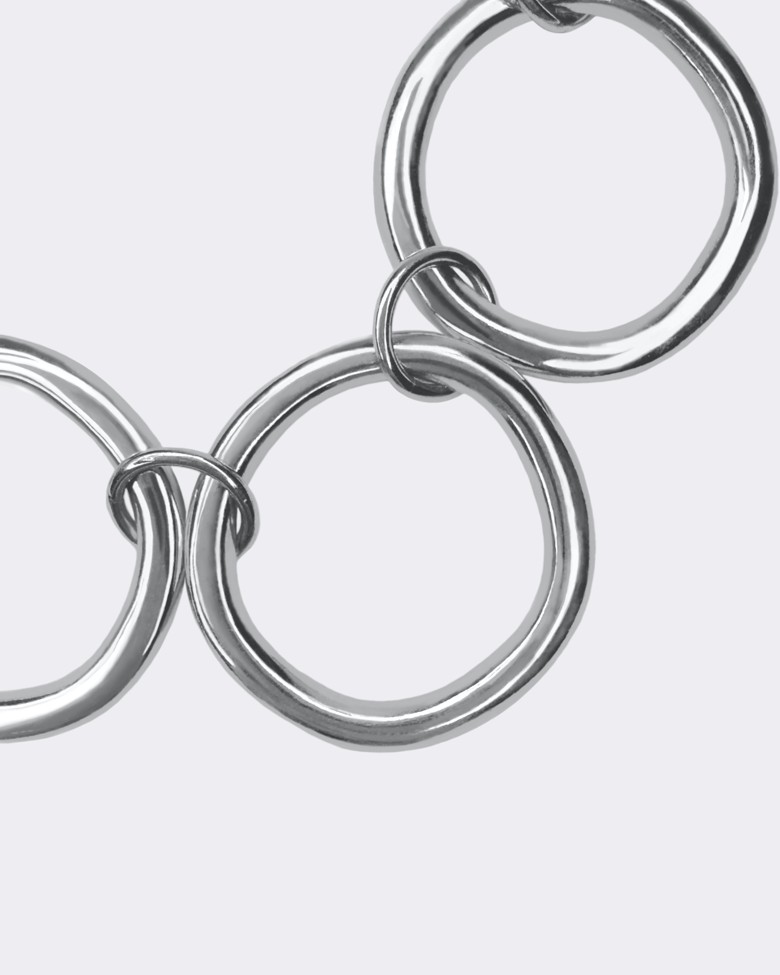 Naszyjnik srebrny łańcuch koła choker z przedłużką