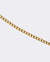 Łańcuch srebro pozłacane Pancerka 55cm - 3,6mm