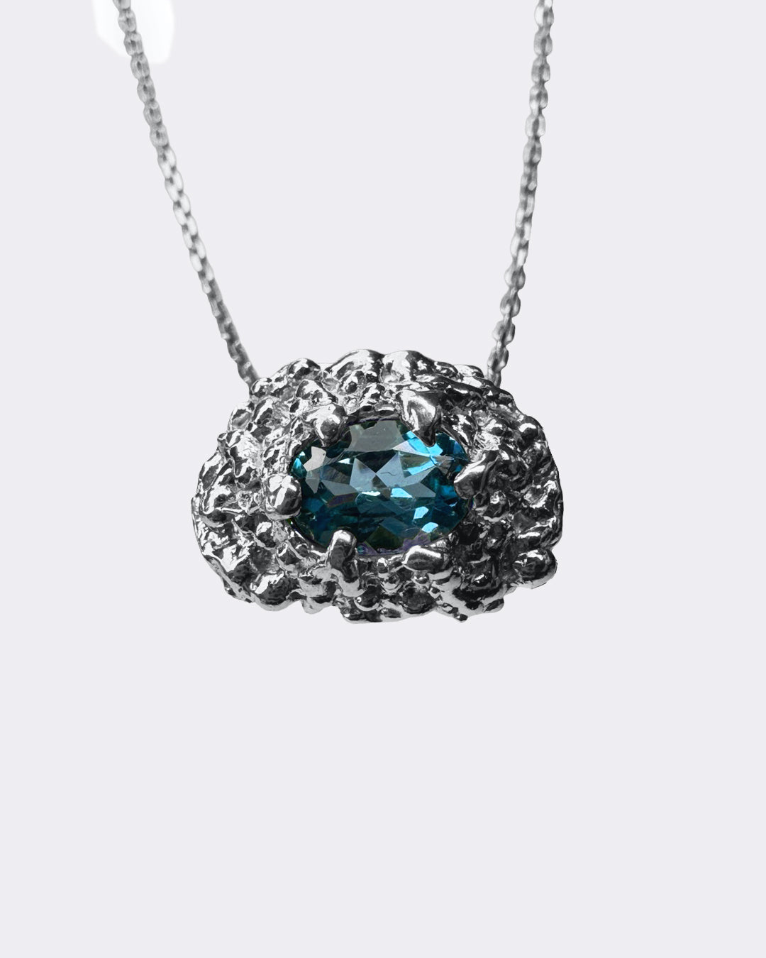Zawieszka srebrna unregular - type/02_pnd - rodowany