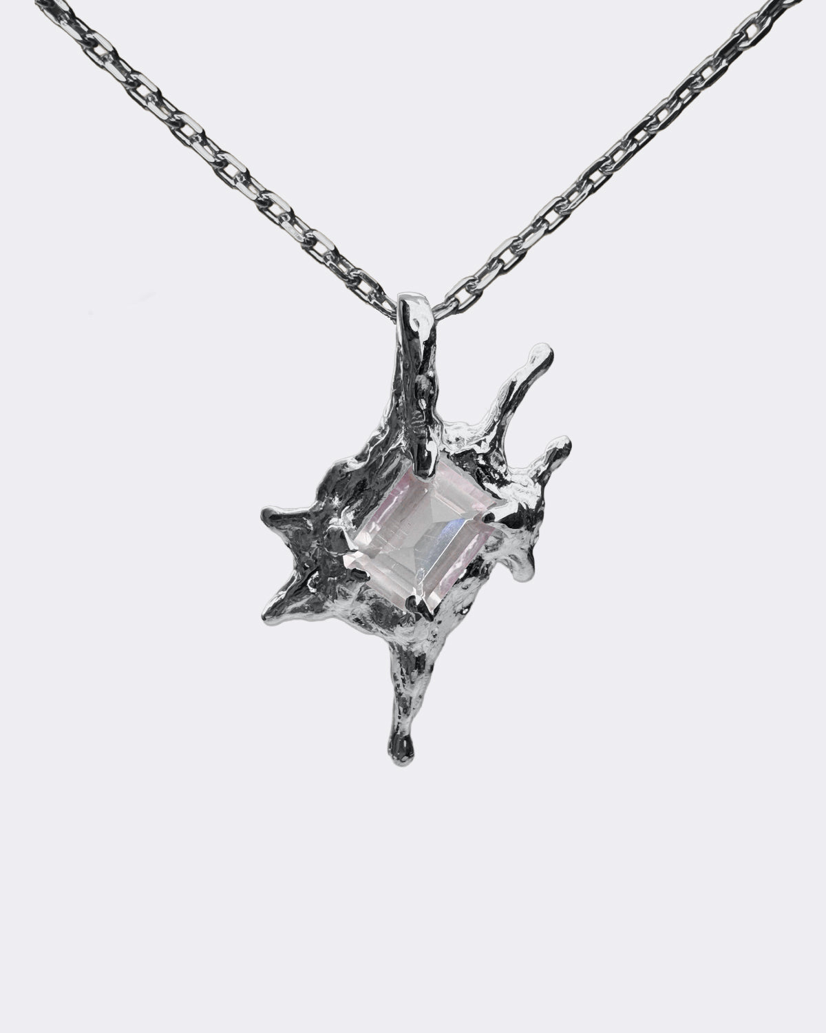 Zawieszka srebrna unregular - type/04_pnd - rodowany