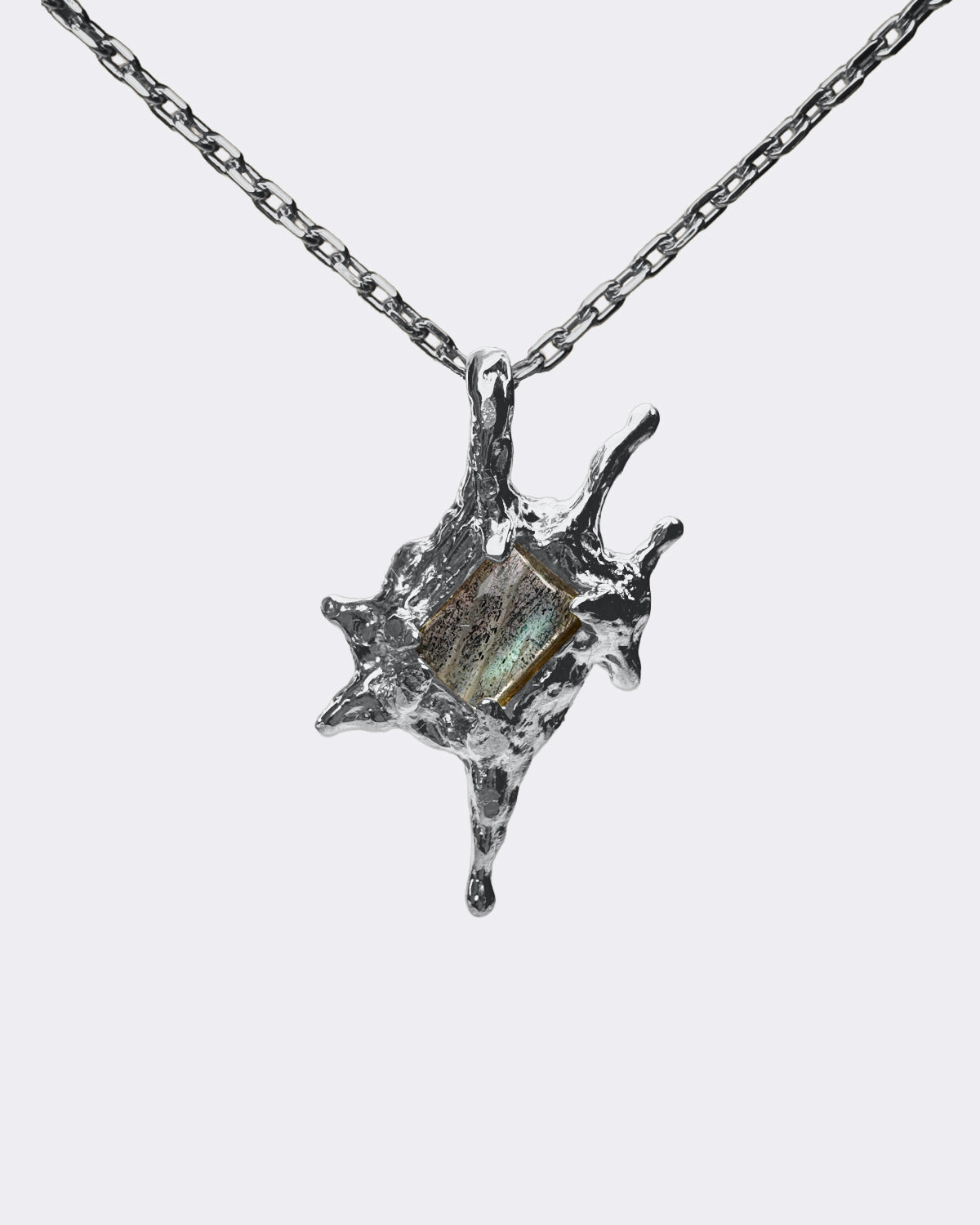 Zawieszka srebrna unregular - type/04_pnd - rodowany