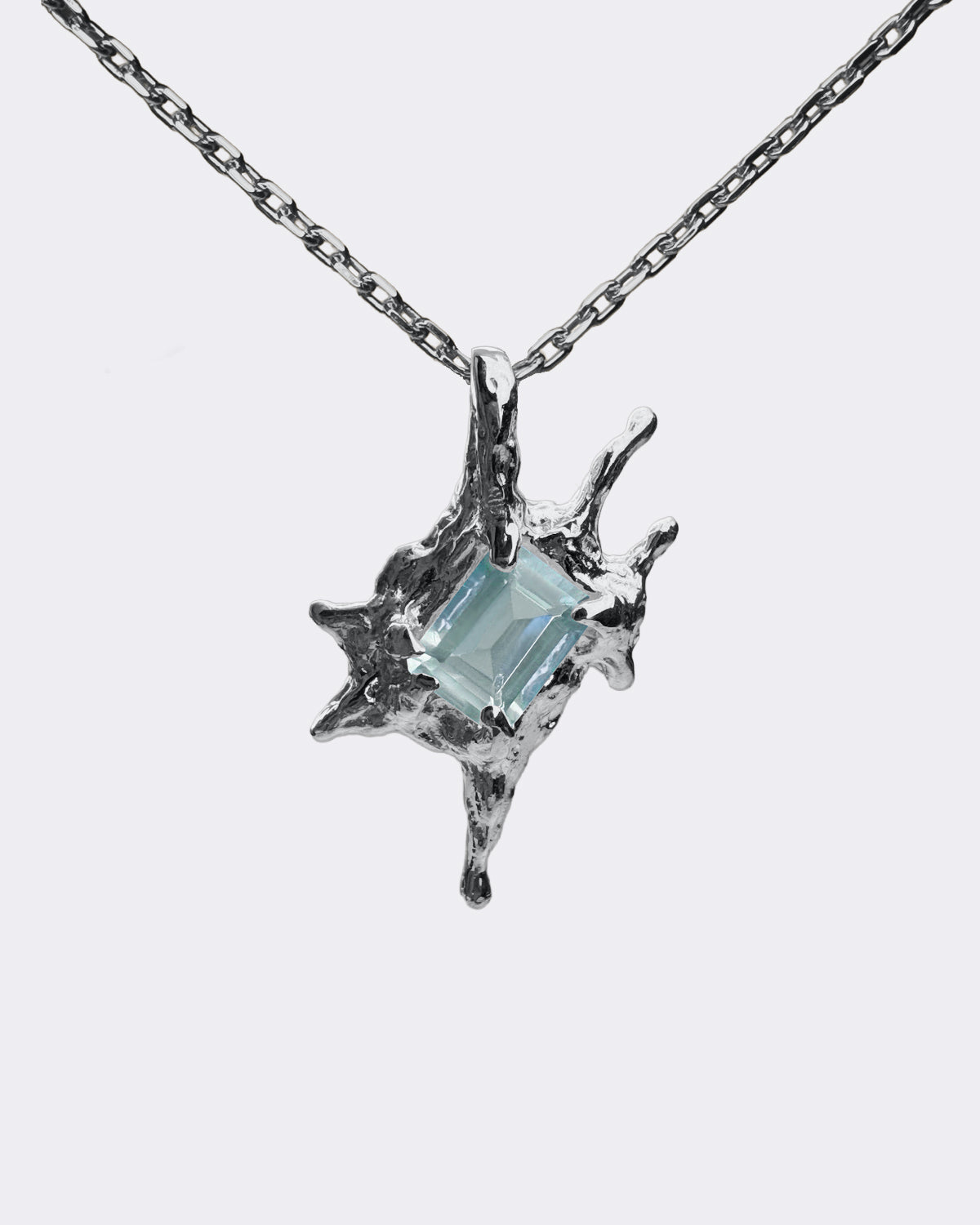 Zawieszka srebrna unregular - type/04_pnd - rodowany